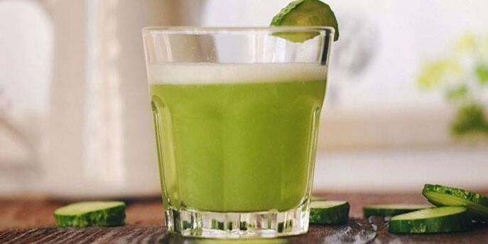 Cucumber juice for the treatment of prostatitis